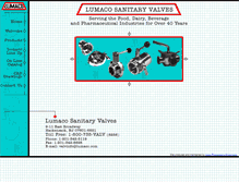 Tablet Screenshot of lumaco.com